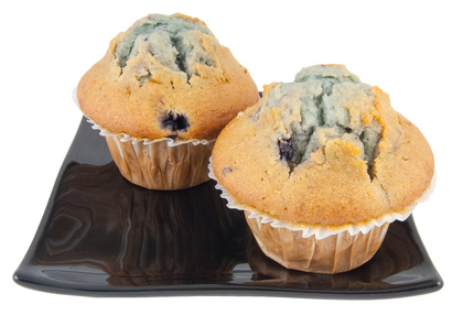 Blueberry-Yogurt Bran Muffins